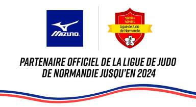 Mizuno devient le nouveau partenaire de la Ligue de Normandie de Judo pour les 4 prochaines années