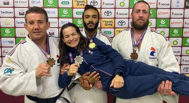 Entraînement Équipe de France Para-judo
