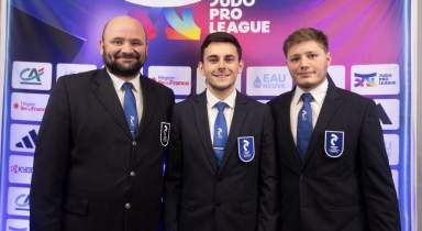 Des arbitres normands officient lors du choc de la Judo Pro League