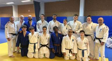 Des athlètes de l'équipe de France de Para Judo en Normandie