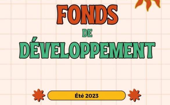 Fonds de développement 2023