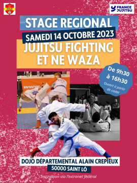 Stage régional Jujitsu et Ne Waza à Saint Lô