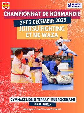 Championnat de Normandie Jujitsu et Ne Waza 2023