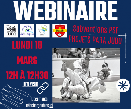 Webinaire PSF PARA JUDO