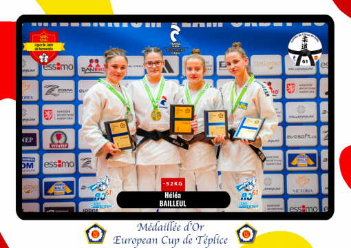Héléa Bailleul remporte l'European Cup de Teplice