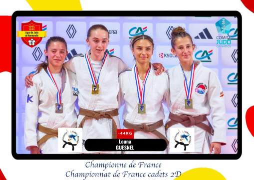 Résultats Championnats de France Cadets 2D et Espoirs