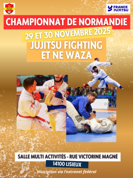 Championnat de Normandie Jujitsu et Ne Waza 2025-2026
