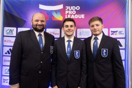 Des arbitres normands officient lors du choc de la Judo Pro League