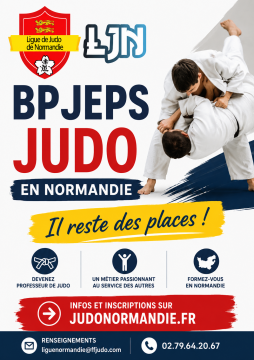Formation BPJEPS Professeur de Judo-Jujitsu - Il reste des places !