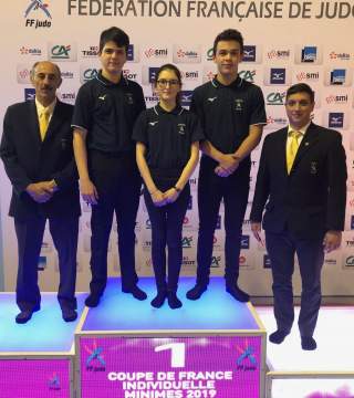 3 jeunes arbitres à la Coupe de France Minimes