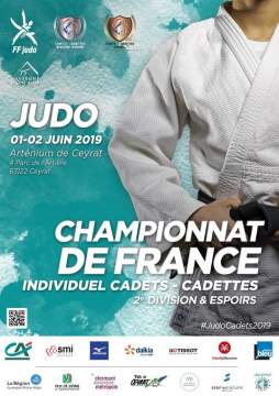 Sélectionnés Championnat de France Cadets 2D et Espoirs